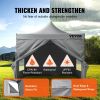 VEVOR 10x10 FT Pop up Canopy with Removable Sidewalls, Instant Canopies Portable Gazebo & Wheeled Bag, UV Resistant Waterproof
